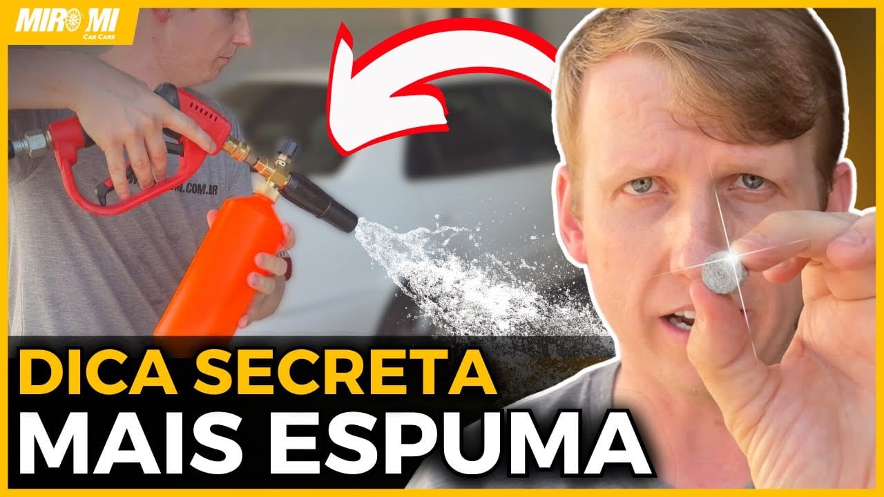 Canhão de Espuma Sem Espuma? Veja Como Resolver