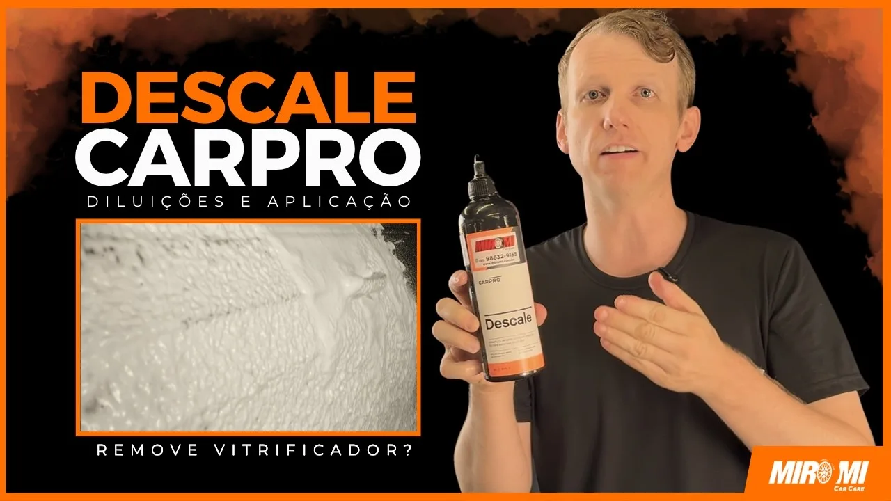 CarPro Descale: como diluir e tirar manchas de água