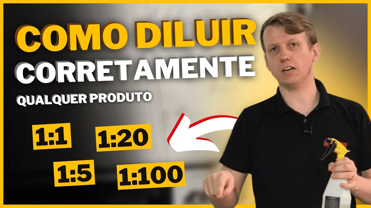Como diluir produtos automotivos sem errar
