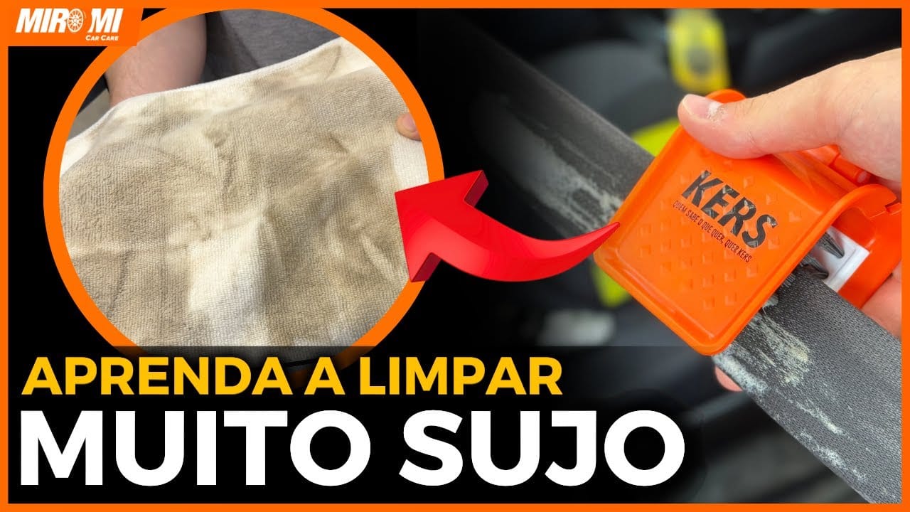 Como Limpar o Cinto de Segurança do Carro em Casa