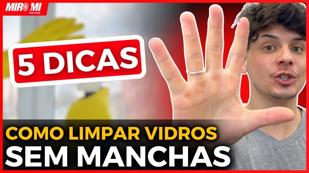 Como Limpar o Vidro do Carro Sem Deixar Manchas