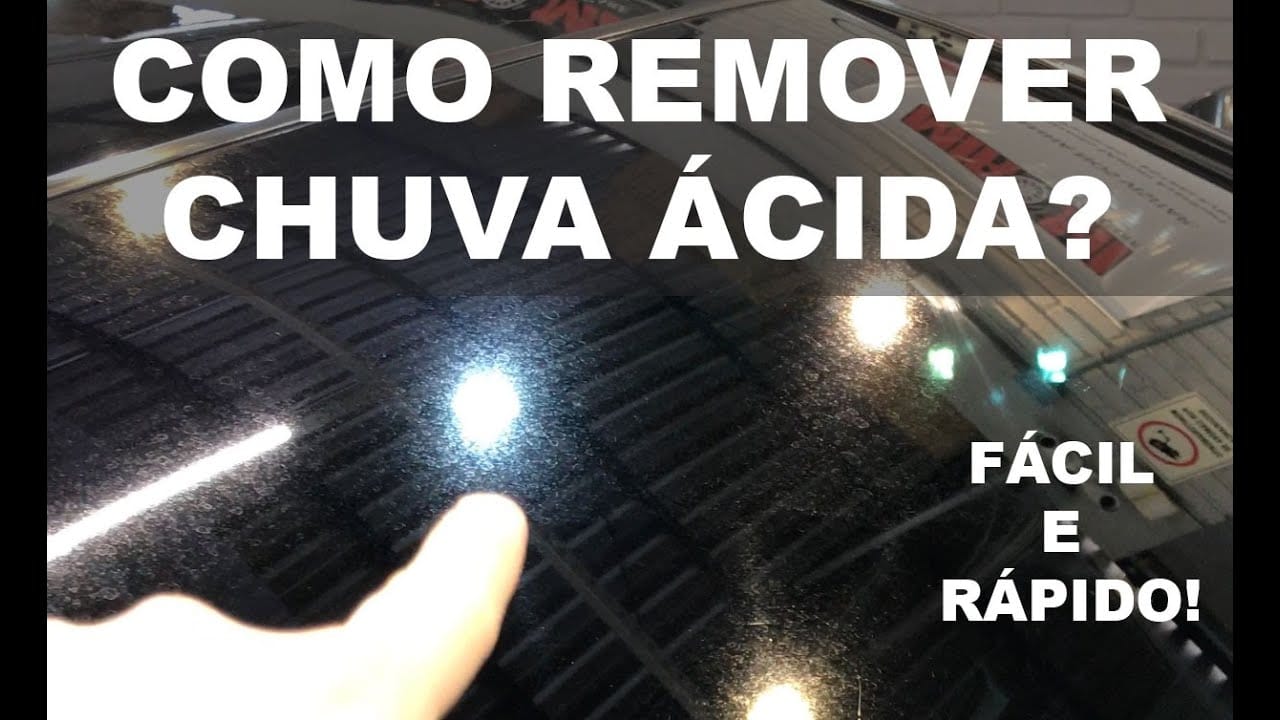 Chuva Ácida no Vidro: Como Remover em Minutos