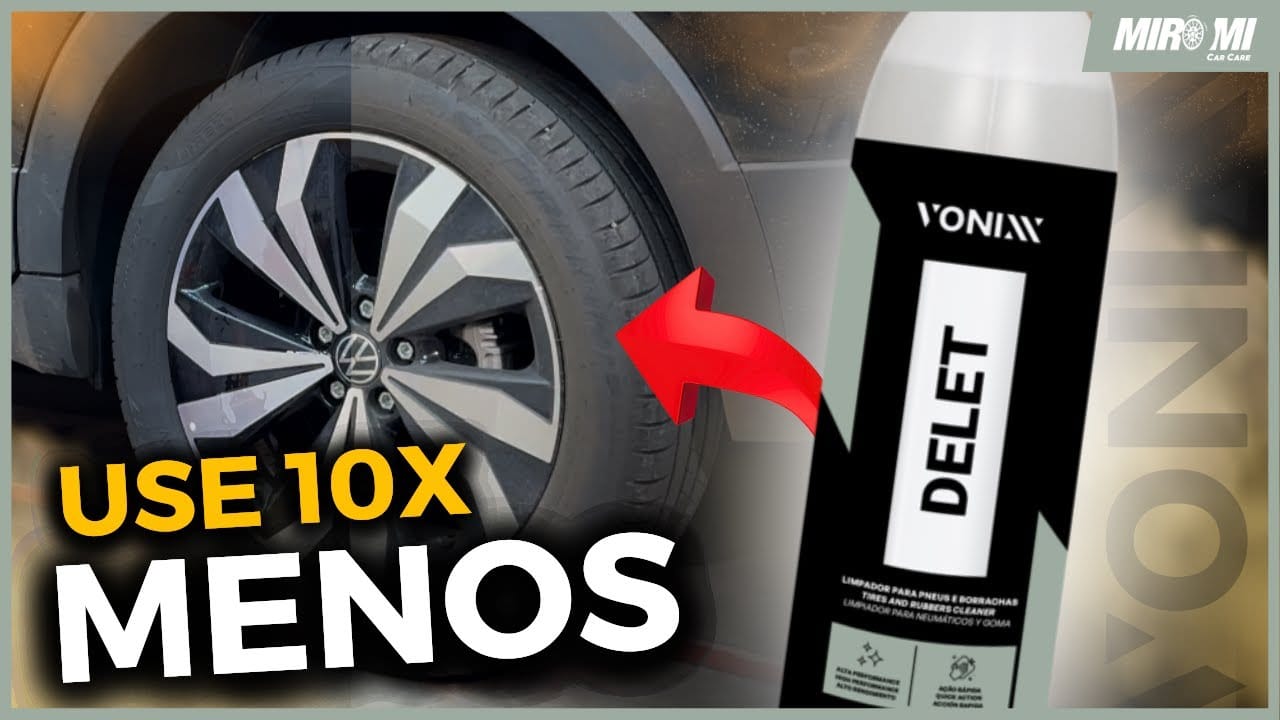 Delet Vonixx: como limpar pneu gastando 8x menos