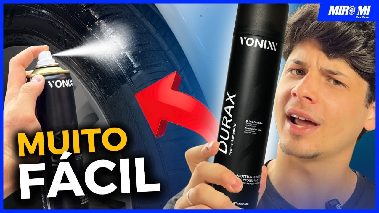 Durax Vonixx: pretinho de pneu em spray funciona?