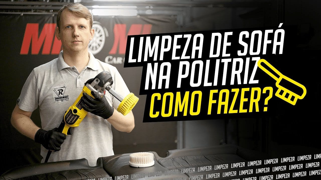 Limpeza de estofado e couro na politriz: como fazer