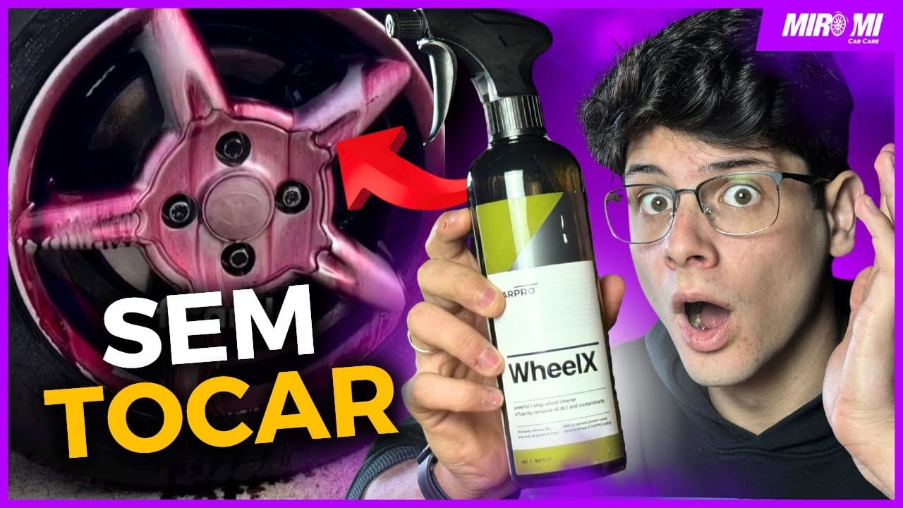 WheelX da CarPro: dá pra limpar roda sem esfregar?