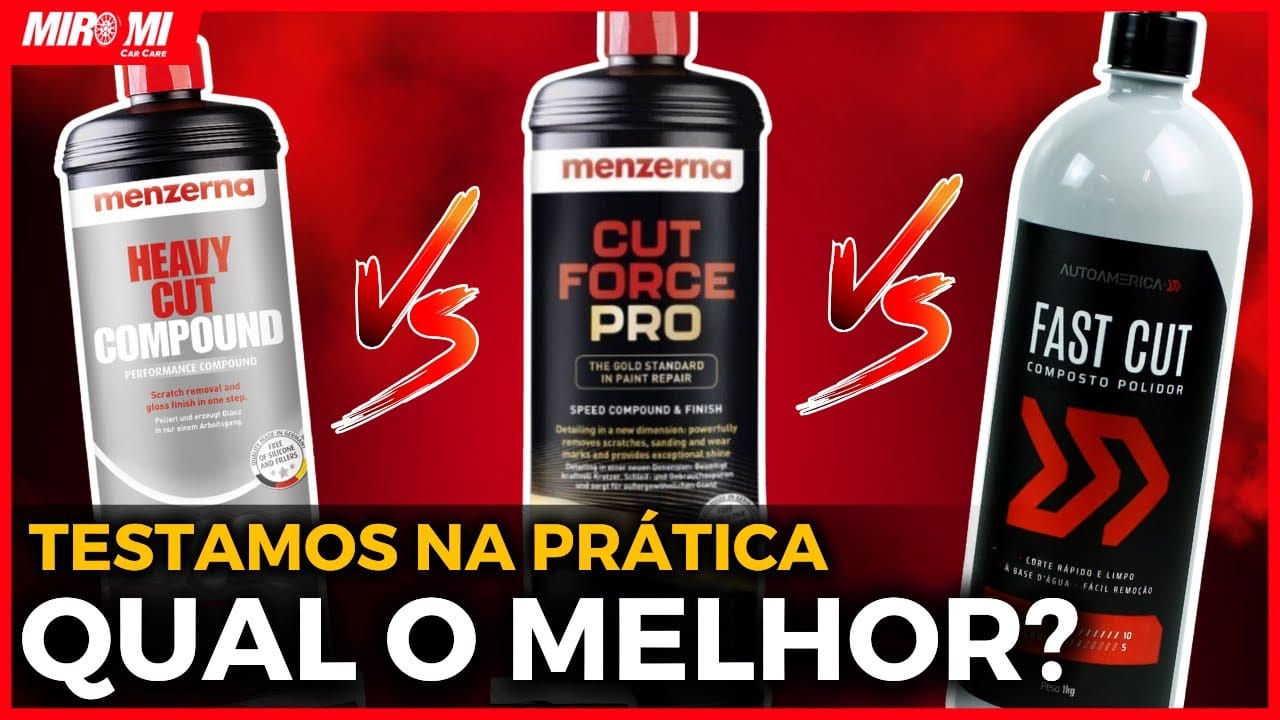 Massa de polir x composto polidor: qual vence?
