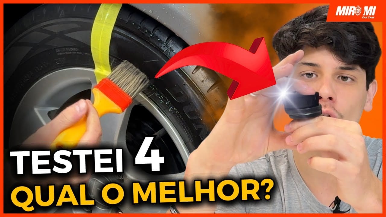Melhor aplicador de pretinho pra pneu: testamos 4