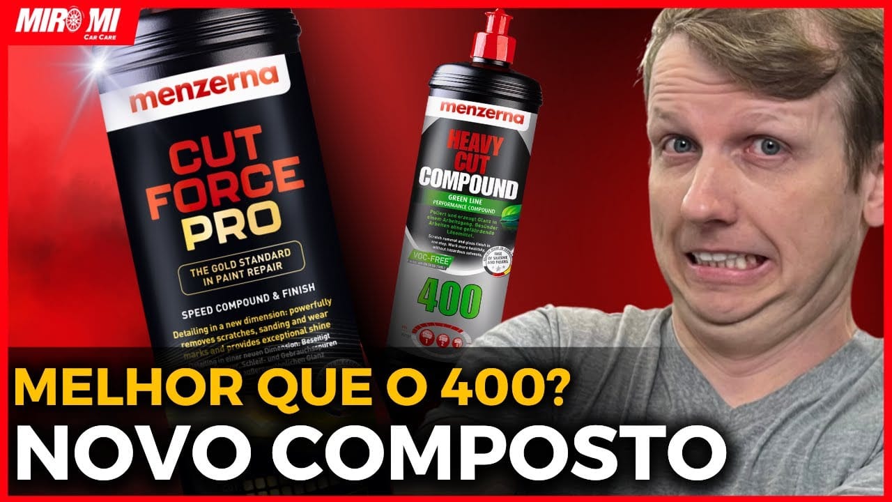 Menzerna Cut Force Pro vs. 400: qual corta mais?