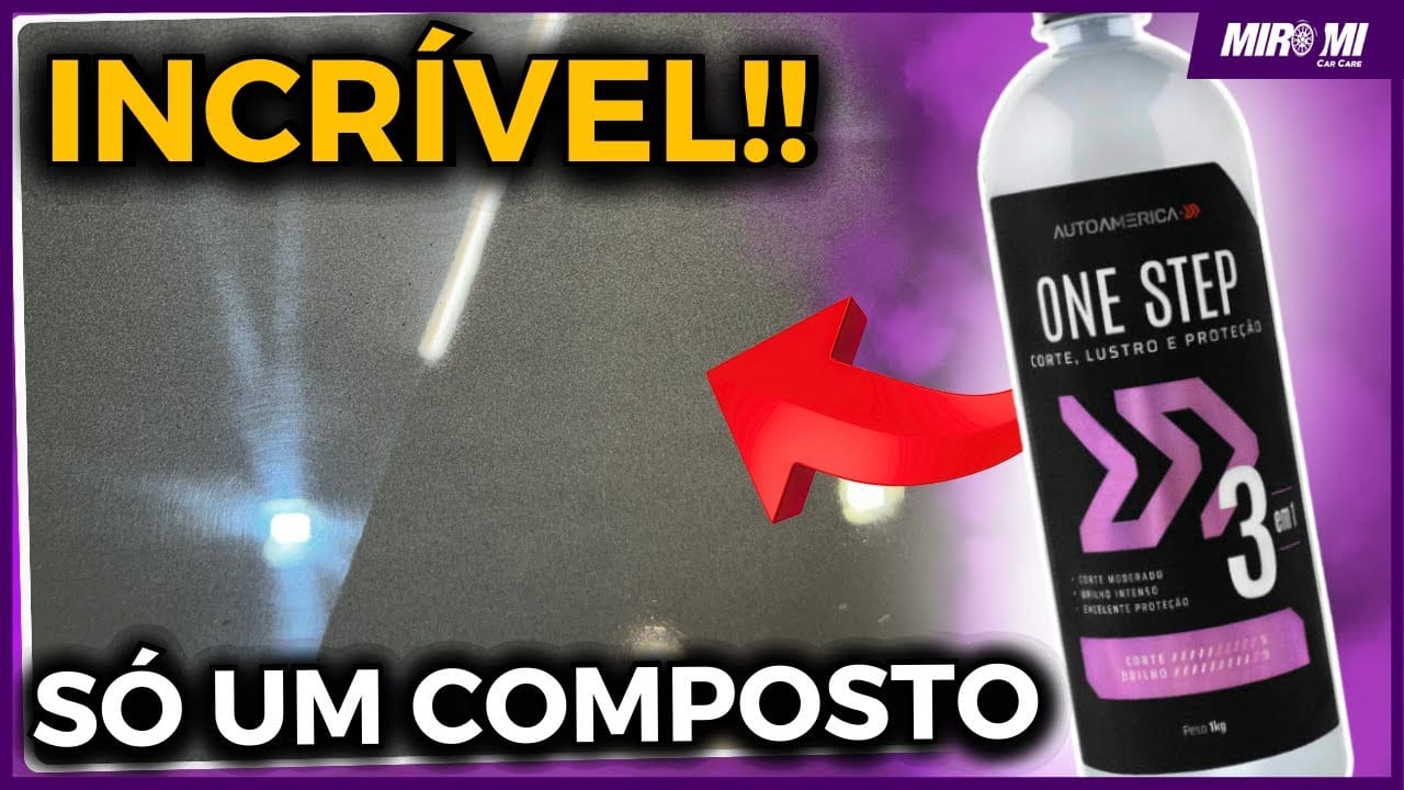 One Step 3 em 1: dá para polir com um produto só?