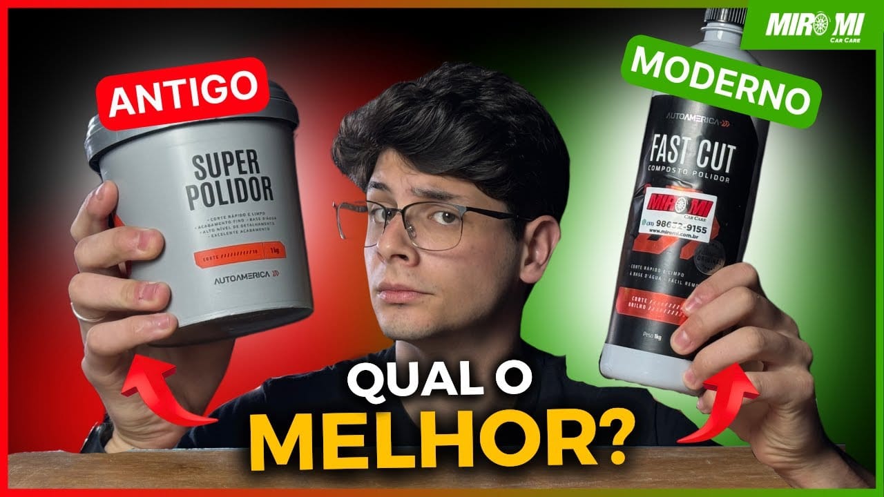 Polimento antigo x atual: massa ou composto polidor
