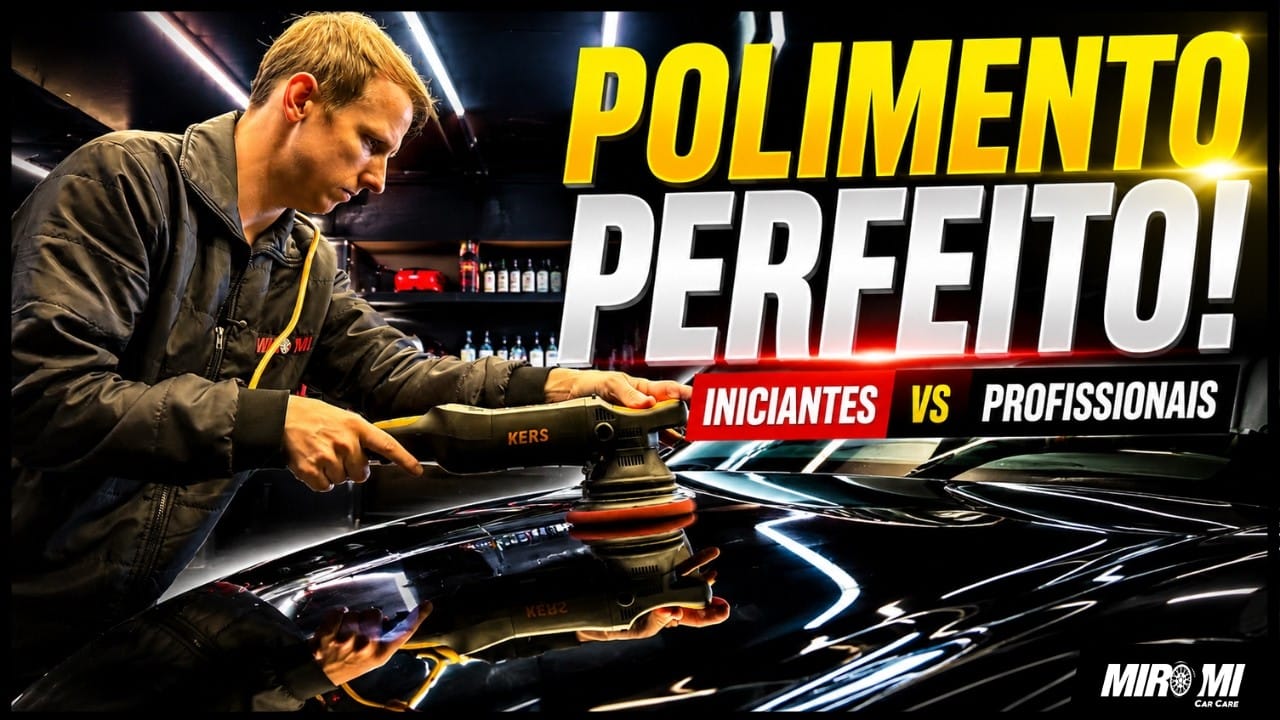 Polimento automotivo: o que muda do amador ao pro