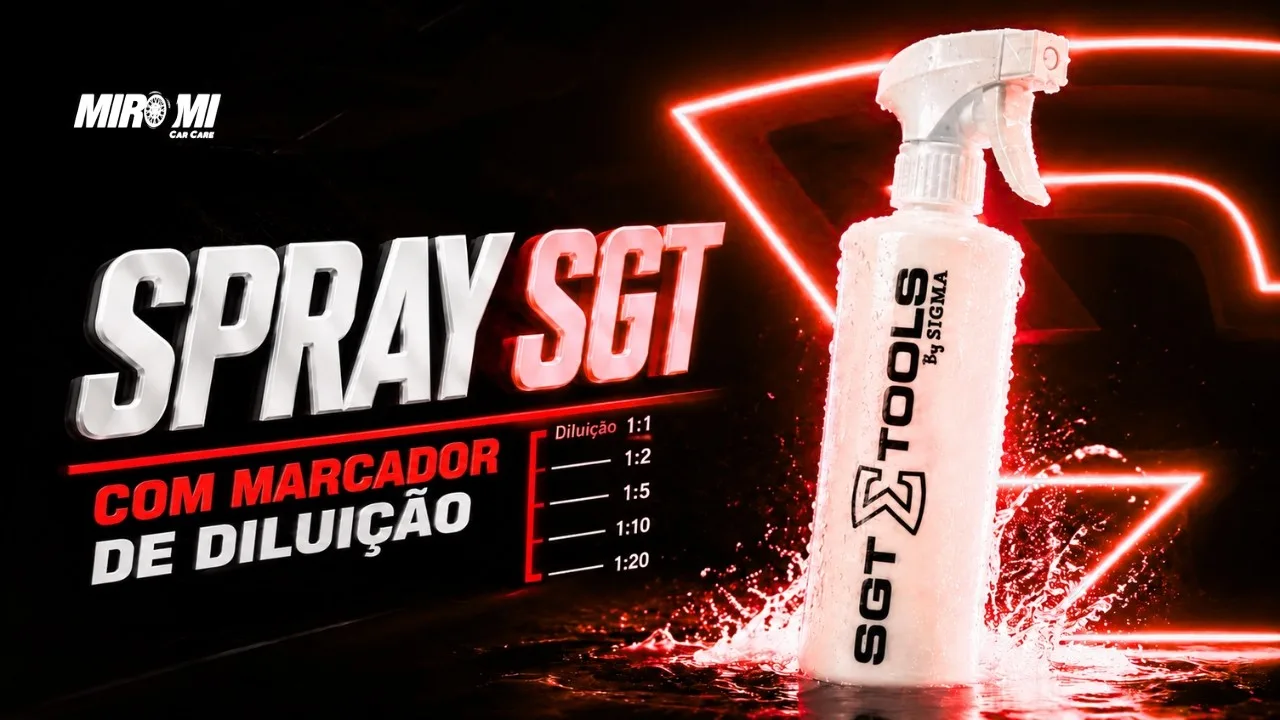 Pulverizador SGT 9944: espuma e spray num só frasco