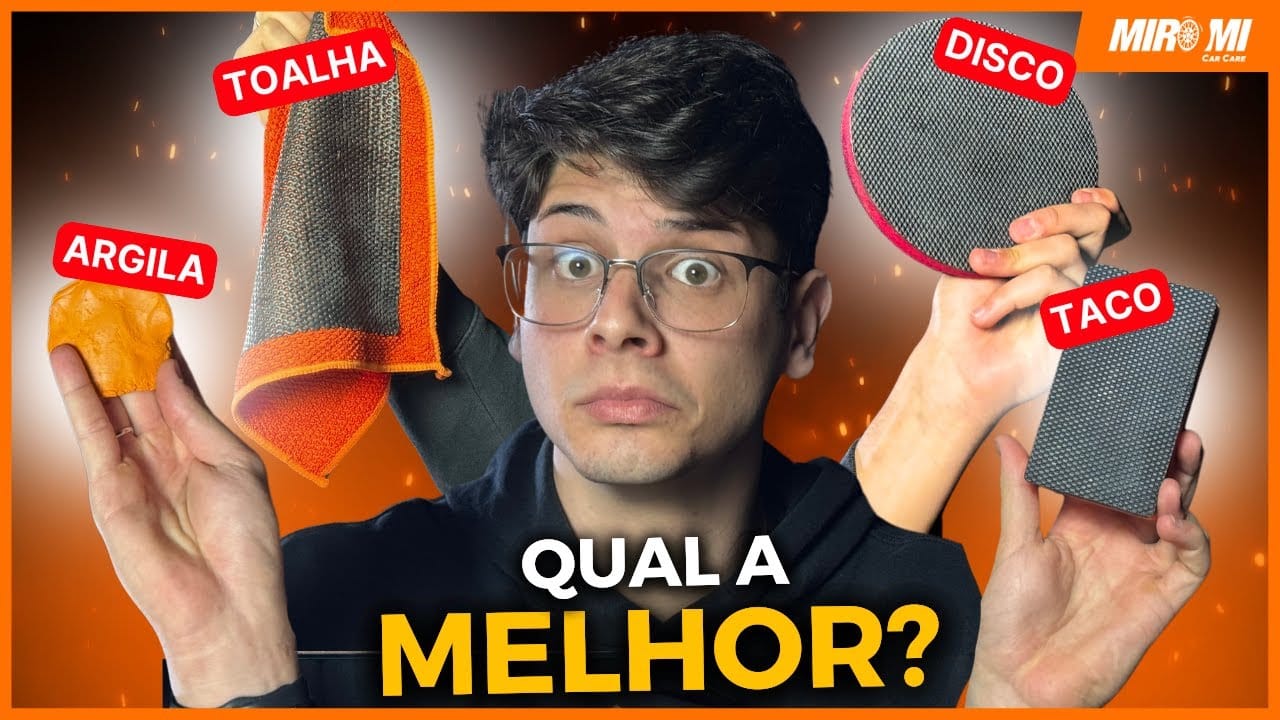 Qual clay bar é melhor: tradicional, taco, toalha ou disco