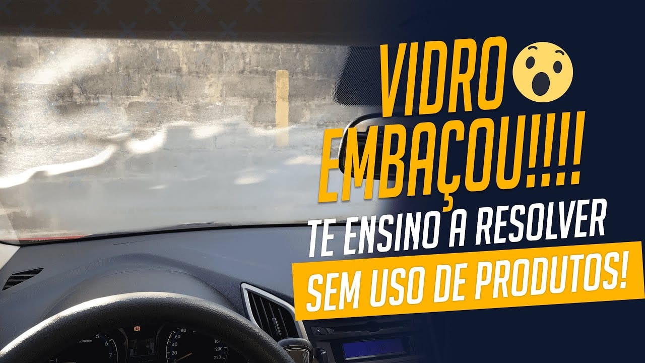 Vidro embaçado no carro: como resolver sem produto